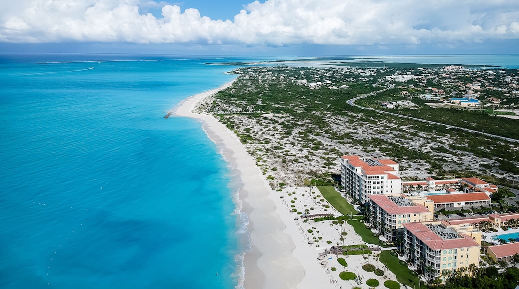 Drone photo Grace Bay, Providenciales, Turks and Caicos