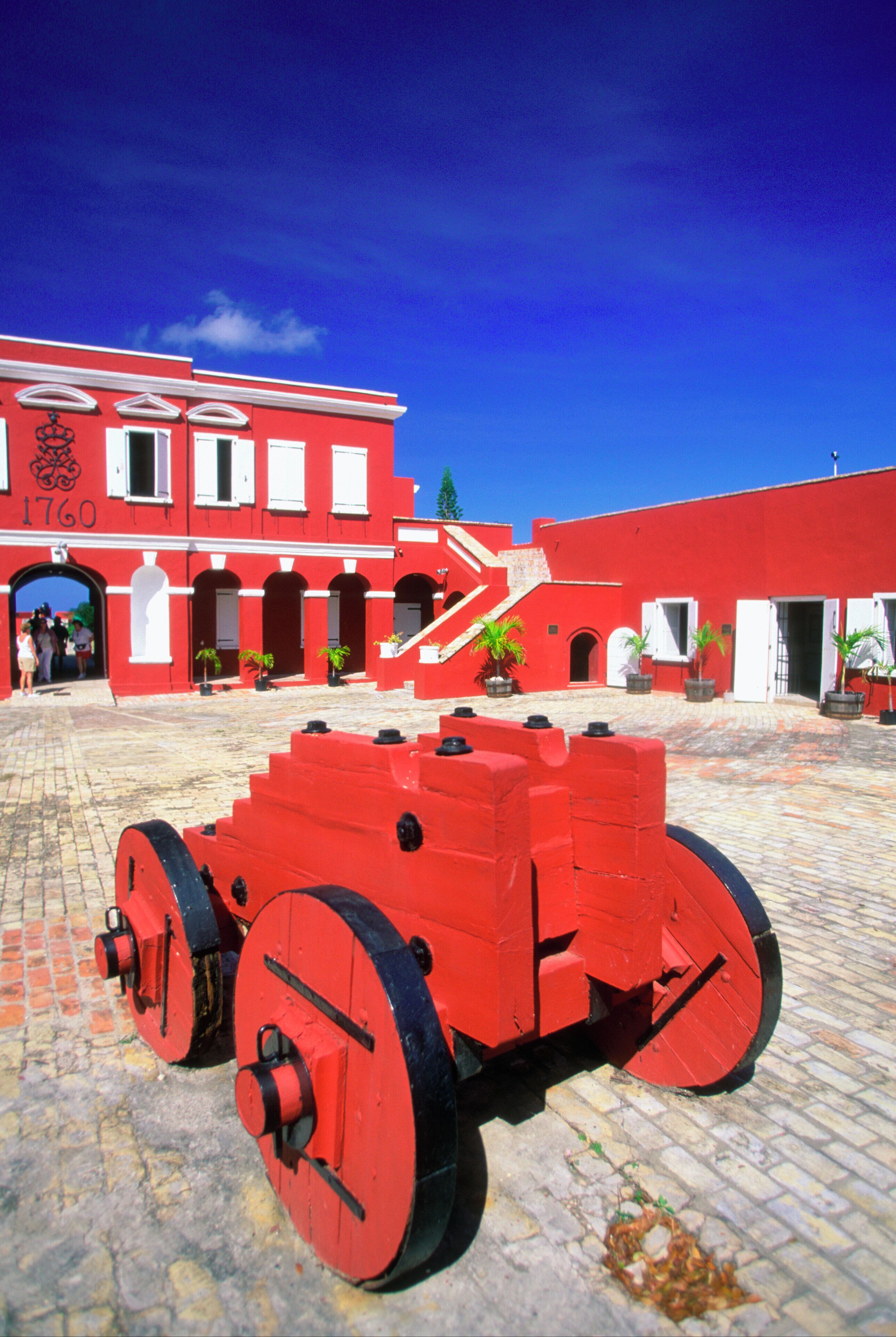 Fort Frederik in Frederiksted, St. Croix, U.S. Virgin Islands, Caribbean