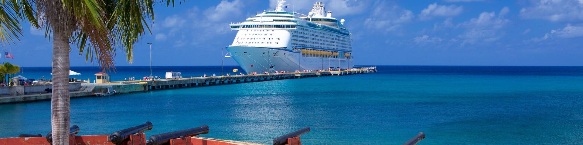 Fort Frederik featuring cruising, heritage elements and military items