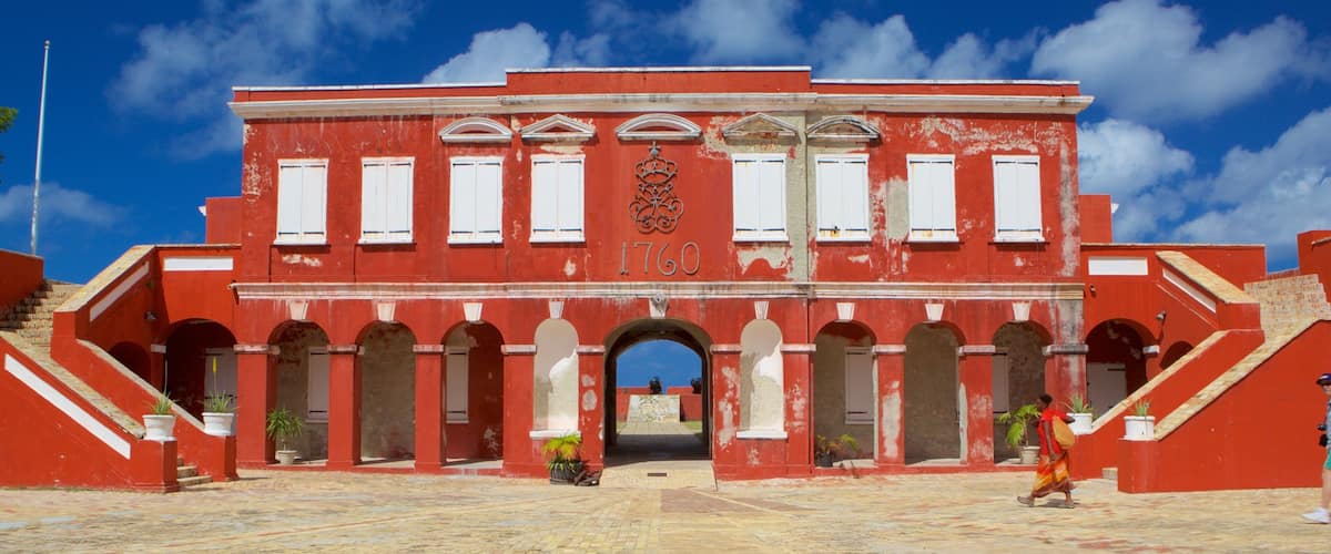 Fort Frederik showing heritage elements