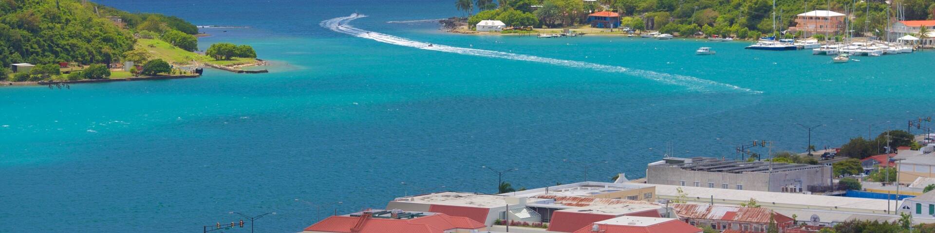 Blackbeard\'s Castle featuring island images