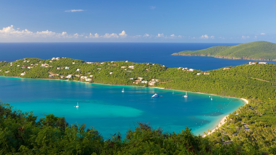 Magens Bay showing a bay or harbor