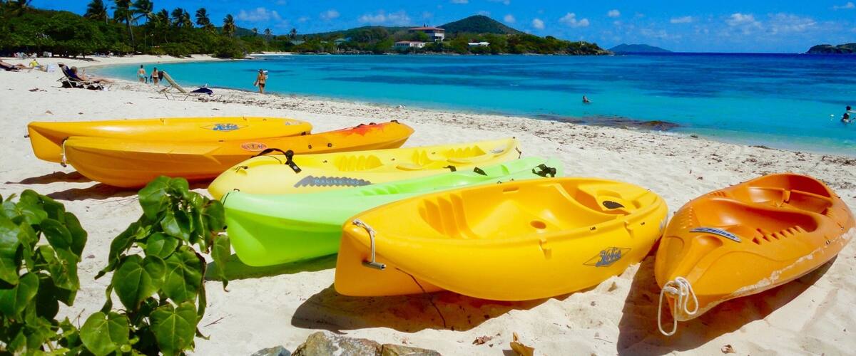 The beaches of St. Thomas are all beautiful. Lynn and I visited this one on our Honeymoon Cruise. Just down the beach is great snorkeling, dive shop, and Marina.
#BeachTips