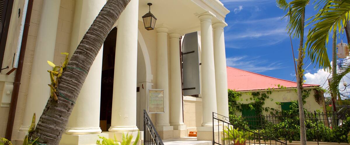 St. Thomas Synagogue which includes a church or cathedral and heritage elements