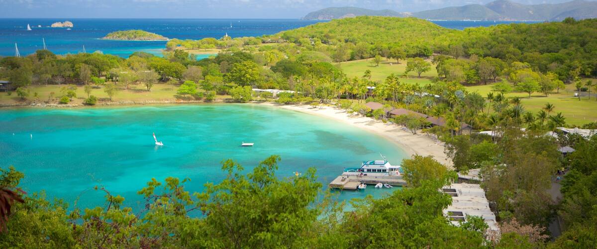 Vịnh Caneel có tính năng cảng hoặc vịnh