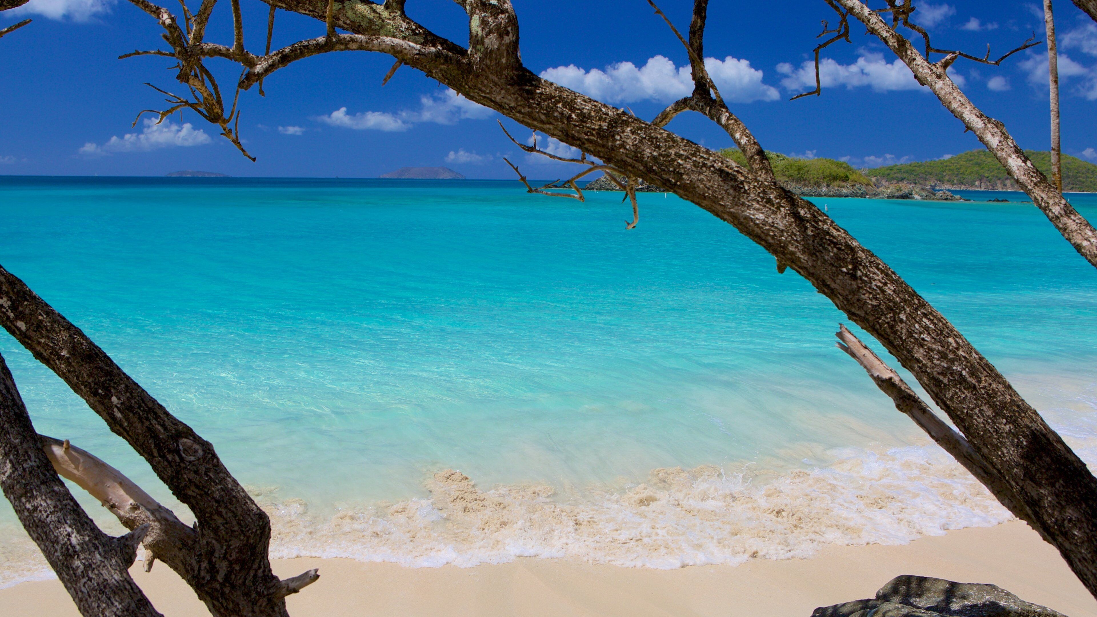 Vịnh Cinnamon trong đó bao gồm bãi biển và quang cảnh miền nhiệt đới