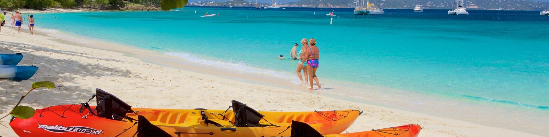 Honeymoon Beach mostrando una playa de arena