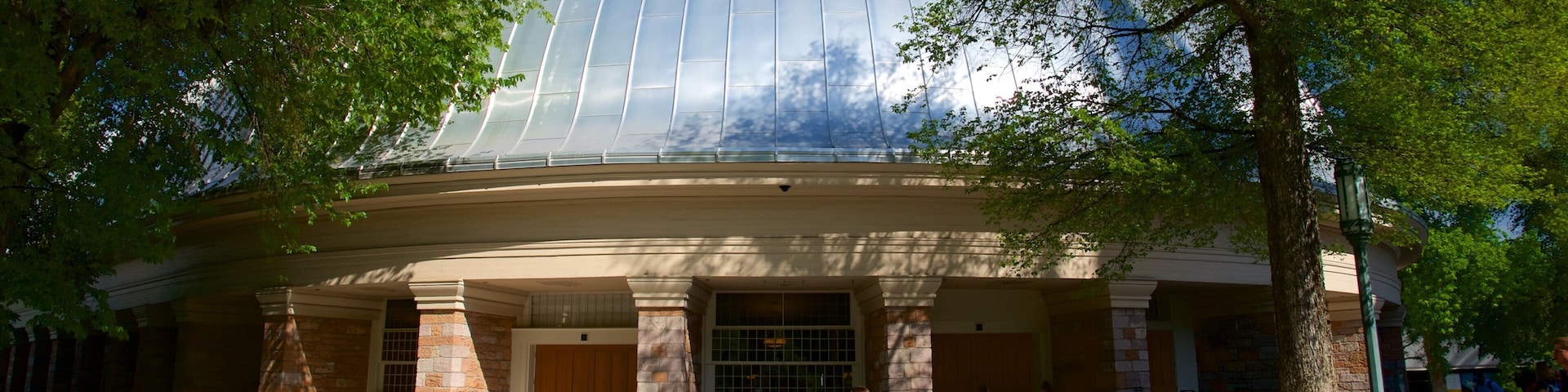 Tabernacle featuring a square or plaza and modern architecture