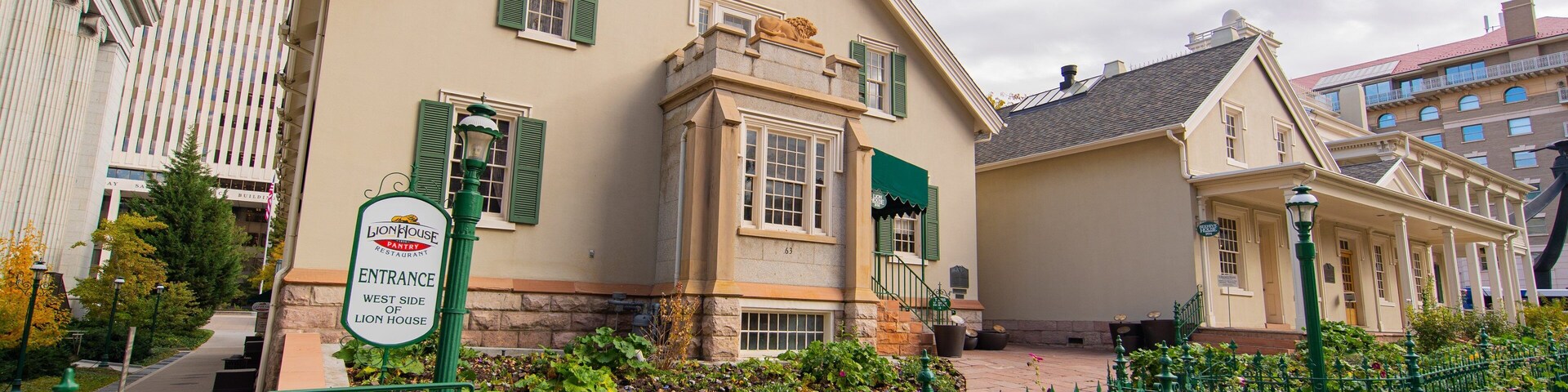 Lion House which includes a house