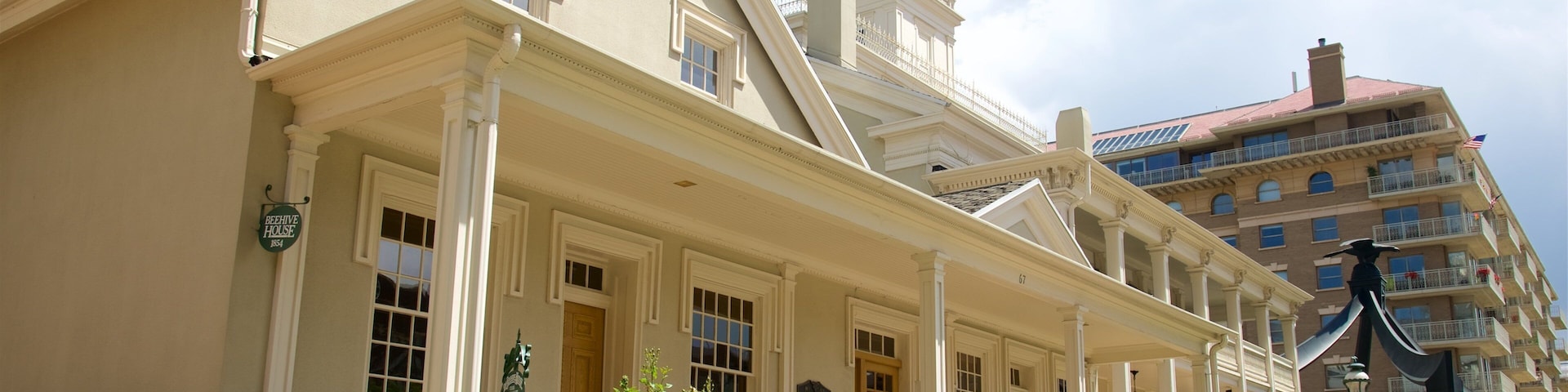 Beehive House que inclui uma casa e arquitetura de patrimônio