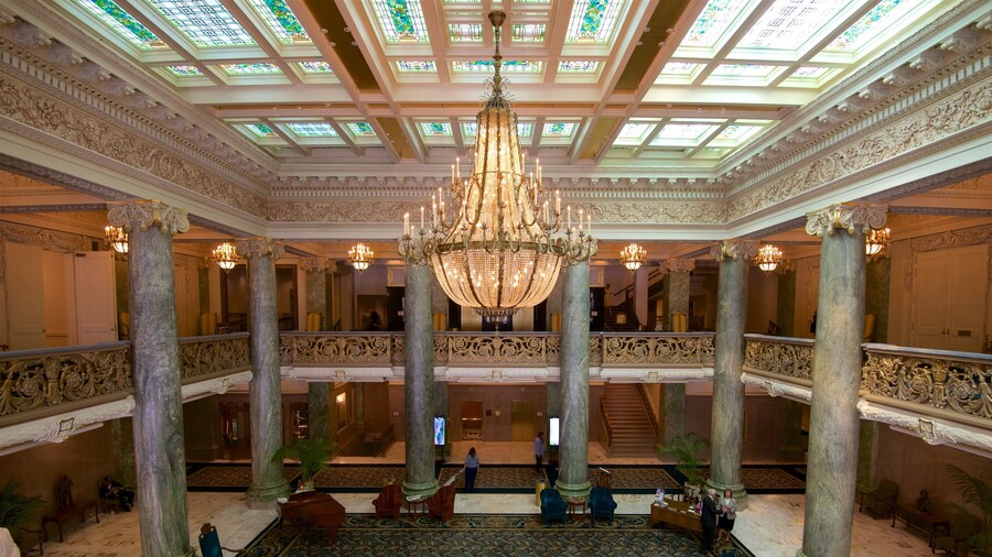 Joseph Smith Memorial Building which includes interior views and heritage architecture