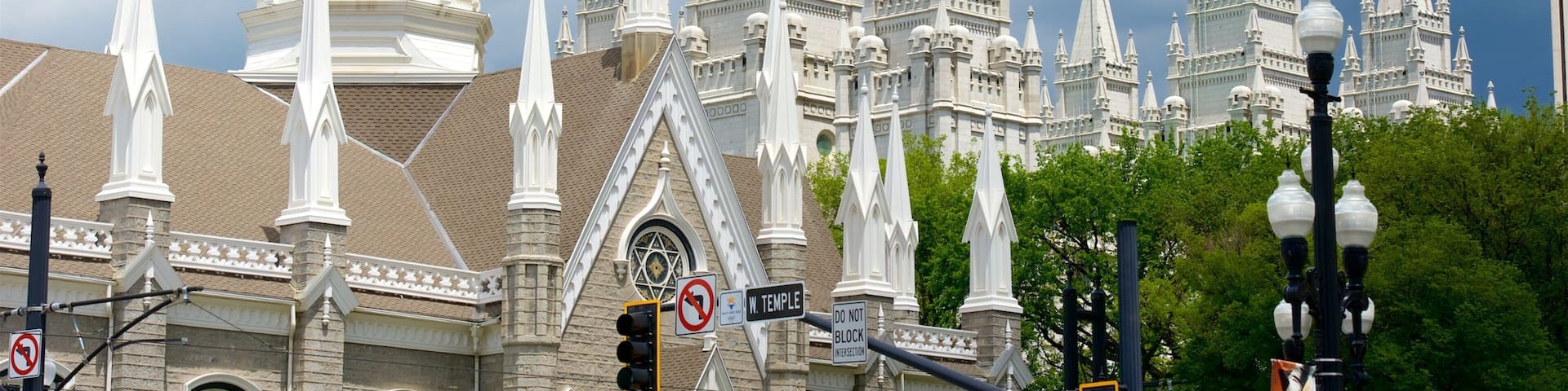 Salt Lake Assembly Hall showing heritage architecture
