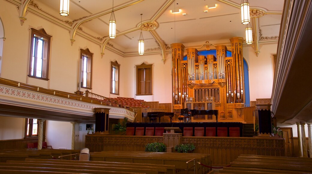 Salt Lake Assembly Hall qui includes vues intérieures et église ou cathédrale