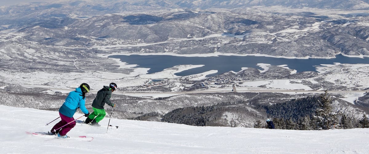 Deer Valley Resort ofreciendo nieve, montañas y esquiar en la nieve