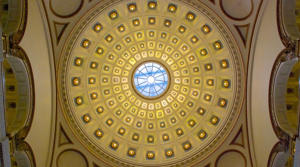 Milwaukee Public Library which includes heritage architecture and interior views