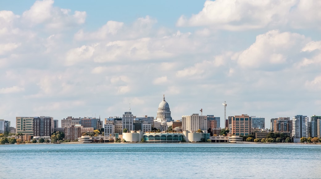 Madison Wisconsin across Lake Monona