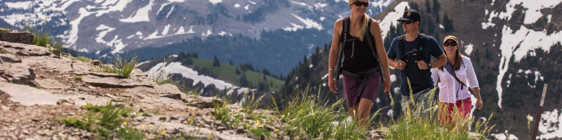 Station de ski Grand Targhee Resort qui includes neige, montagnes et randonnée ou marche à pied