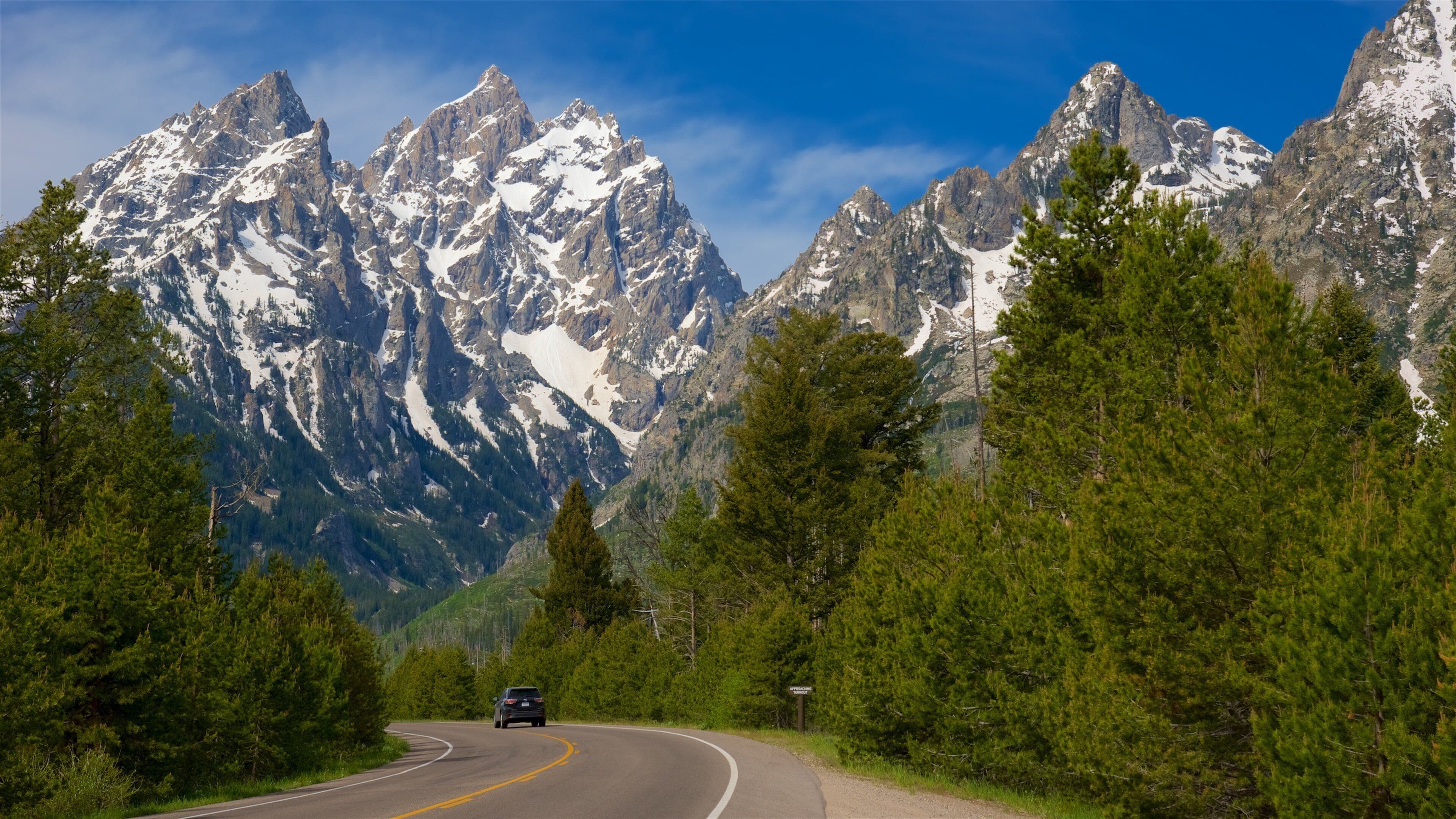 Jenny Lake featuring tranquil scenes and mountains