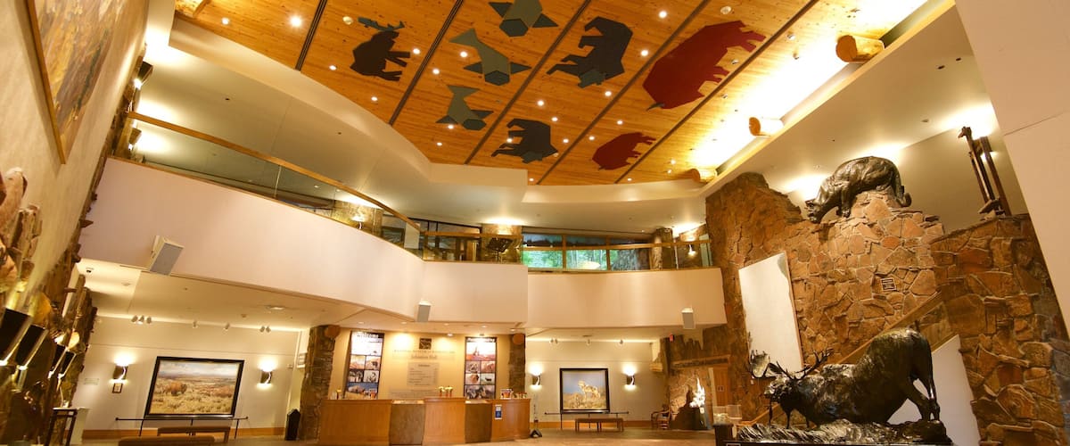 National Wildlife Art Museum toont interieur