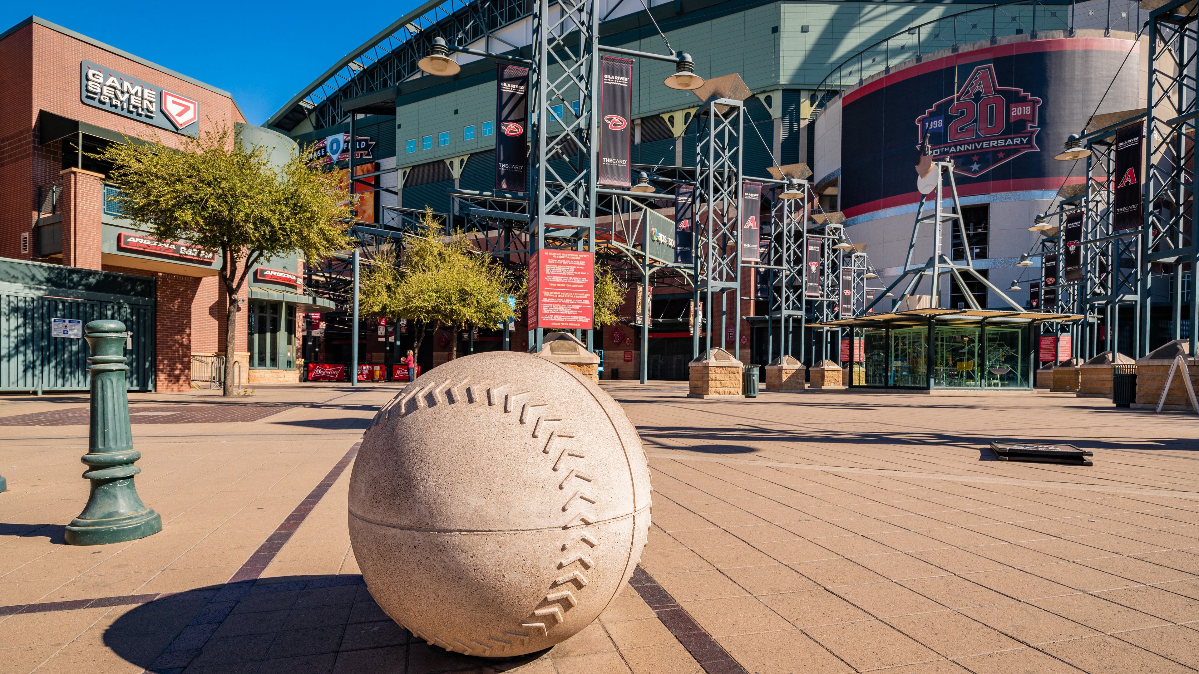 Chase Field showing outdoor art