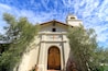 Exterior of the chapel and bell tower at Mission Santa Cruz. Mission Santa Cruz was a Spanish mission founded by the Franciscan order in 1791 as the 12th california mission.