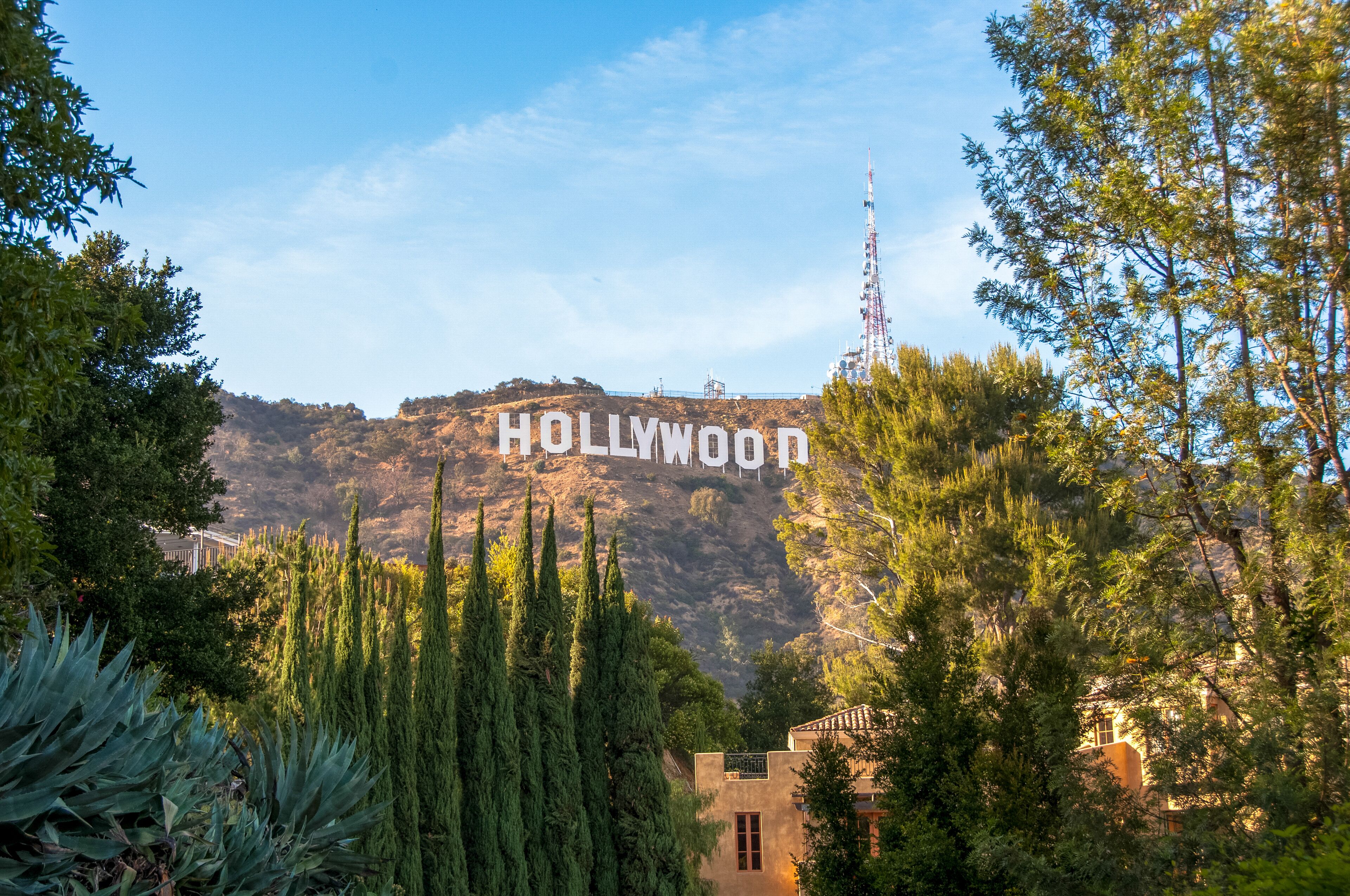 Famous landmark Hollywood Sign in Los Angeles, California., Shutterstock ID 1164563563, Purchase Order: SP-1779, Order Number: SP-1779 Destination campaign with AMEX, Client/Licensee: Expedia.com, Oth