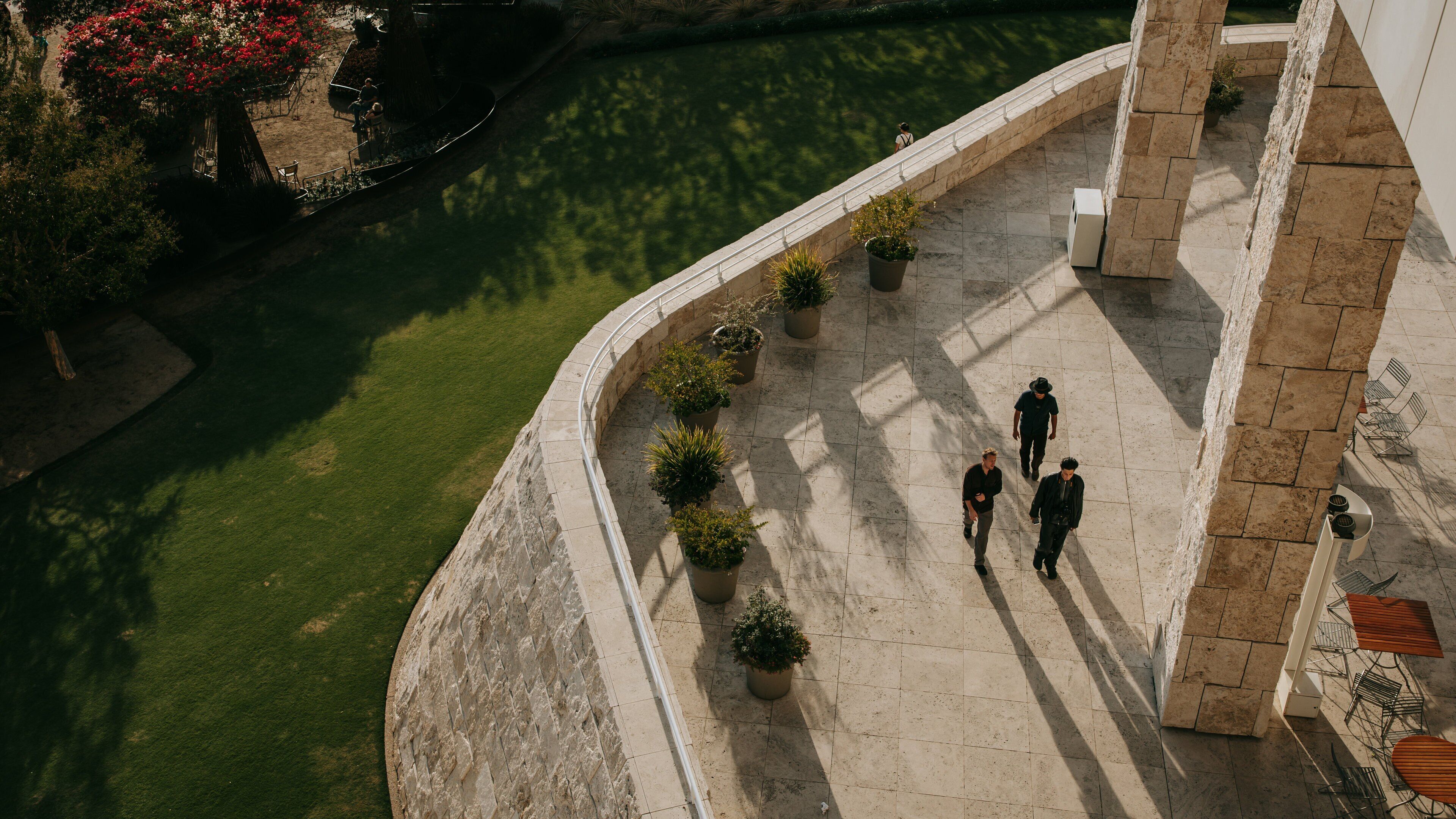 Griffith Observatory featuring street scenes