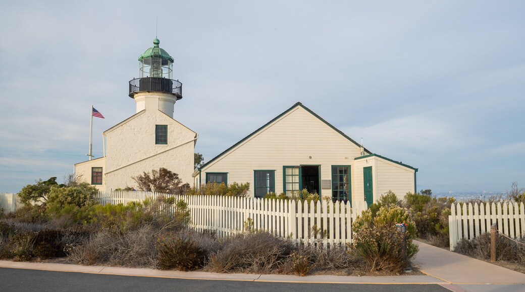 Point Loma Lighthouse featuring a lighthouse