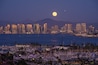 Sept 2025 full moon over Downtown San Diego from Point Loma