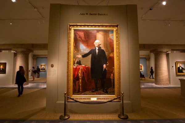 National Portrait Gallery showing interior views and art