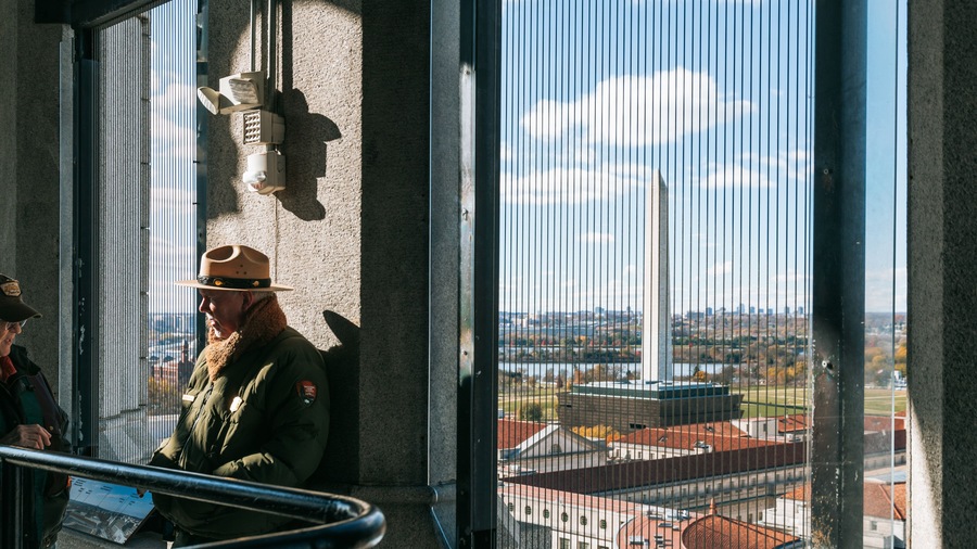 Old Post Office Pavilion featuring interior views, views and a monument