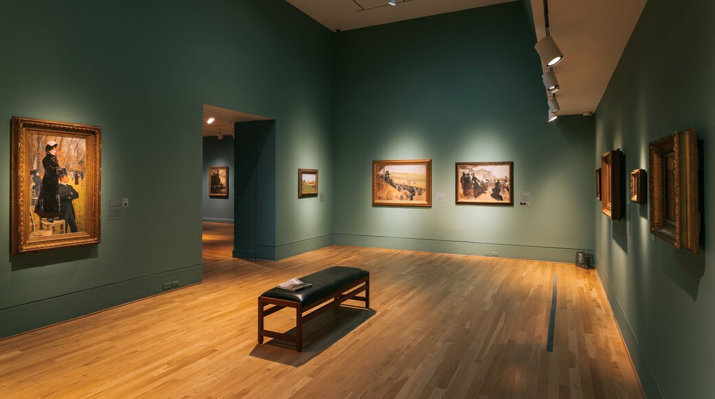 Phillips Collection featuring interior views and art