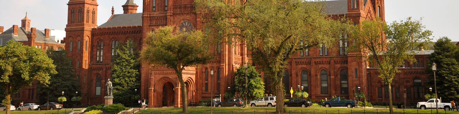 Smithsonian Castle in Washington DC, USA