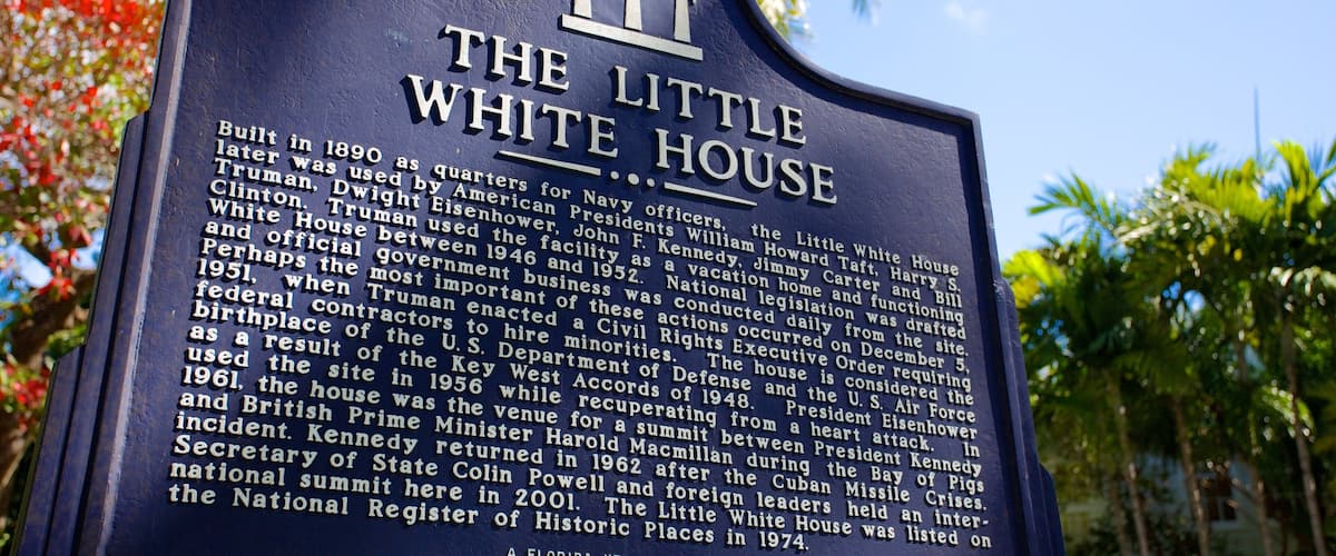Harry S. Truman Little White House showing signage