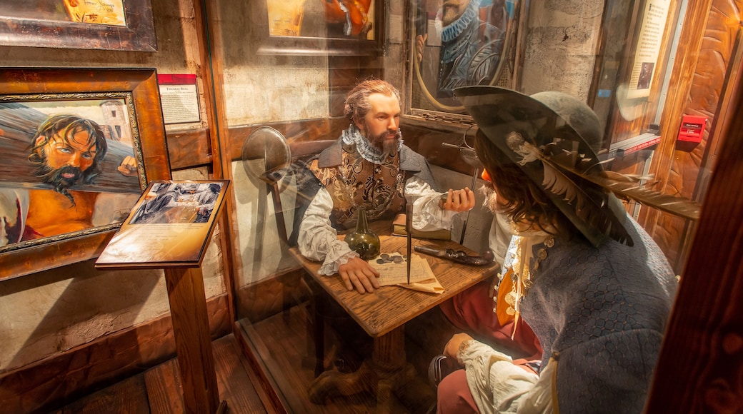 St. Augustine Pirate and Treasure Museum showing interior views