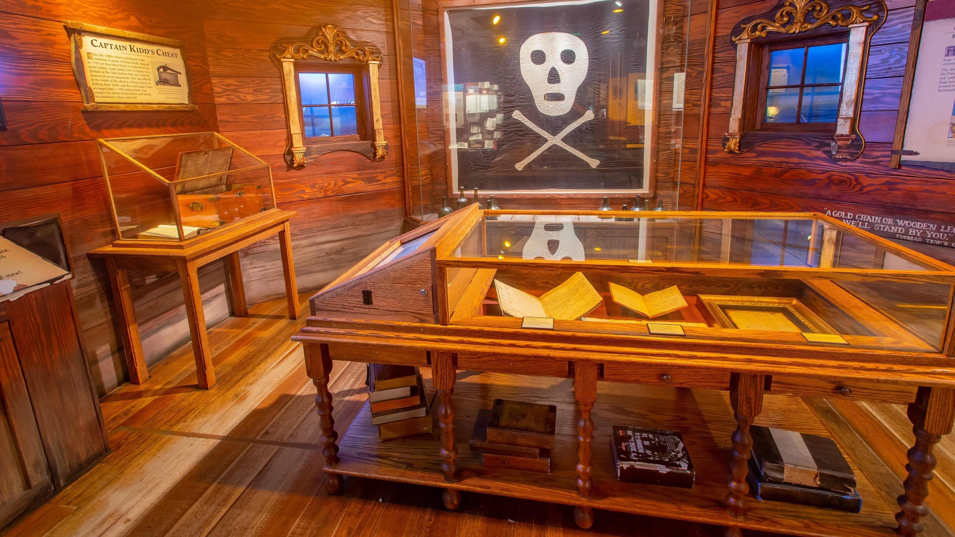 St. Augustine Pirate and Treasure Museum which includes interior views