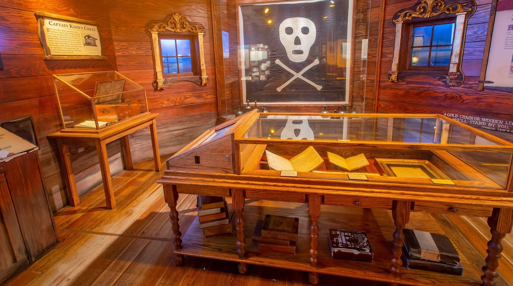 St. Augustine Pirate and Treasure Museum which includes interior views