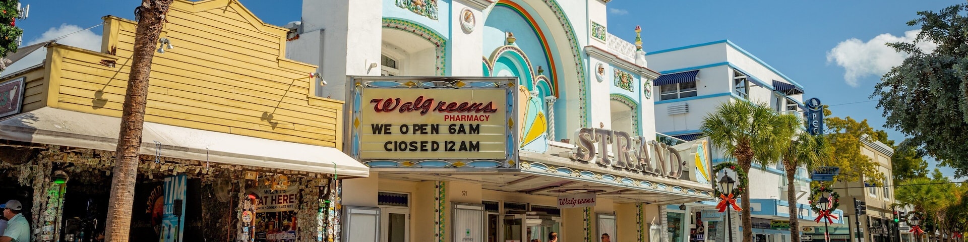 Duval Street featuring signage