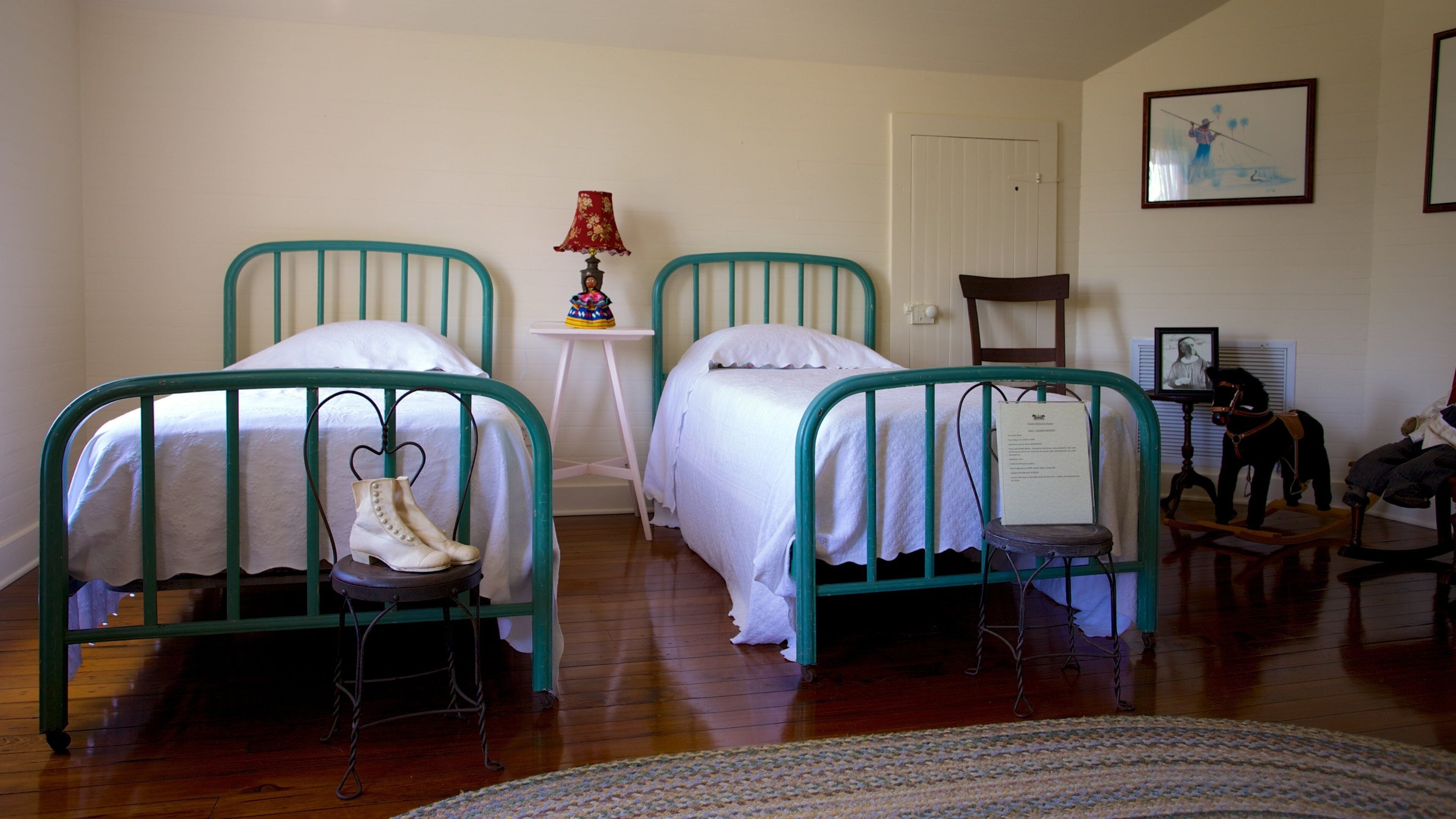 Naples Historical Society\'s Historic Palm Cottage which includes interior views