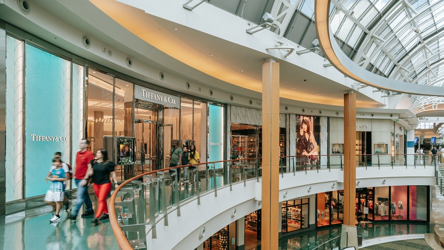 Mall at Millenia which includes shopping and interior views
