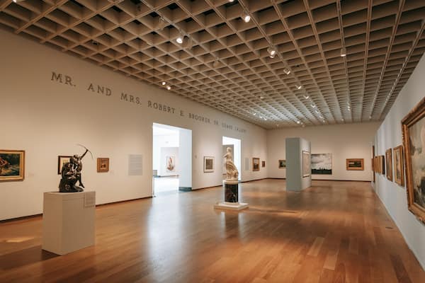 Orlando Museum of Art which includes interior views and art