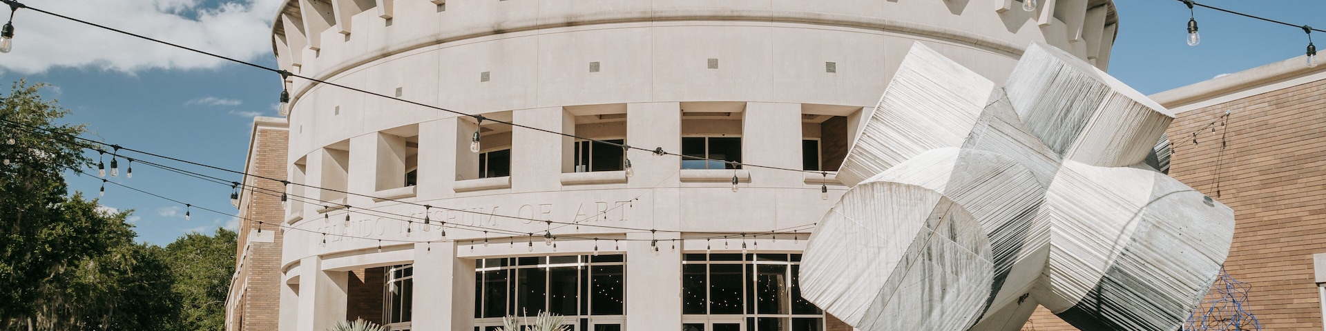 Orlando Museum of Art featuring outdoor art