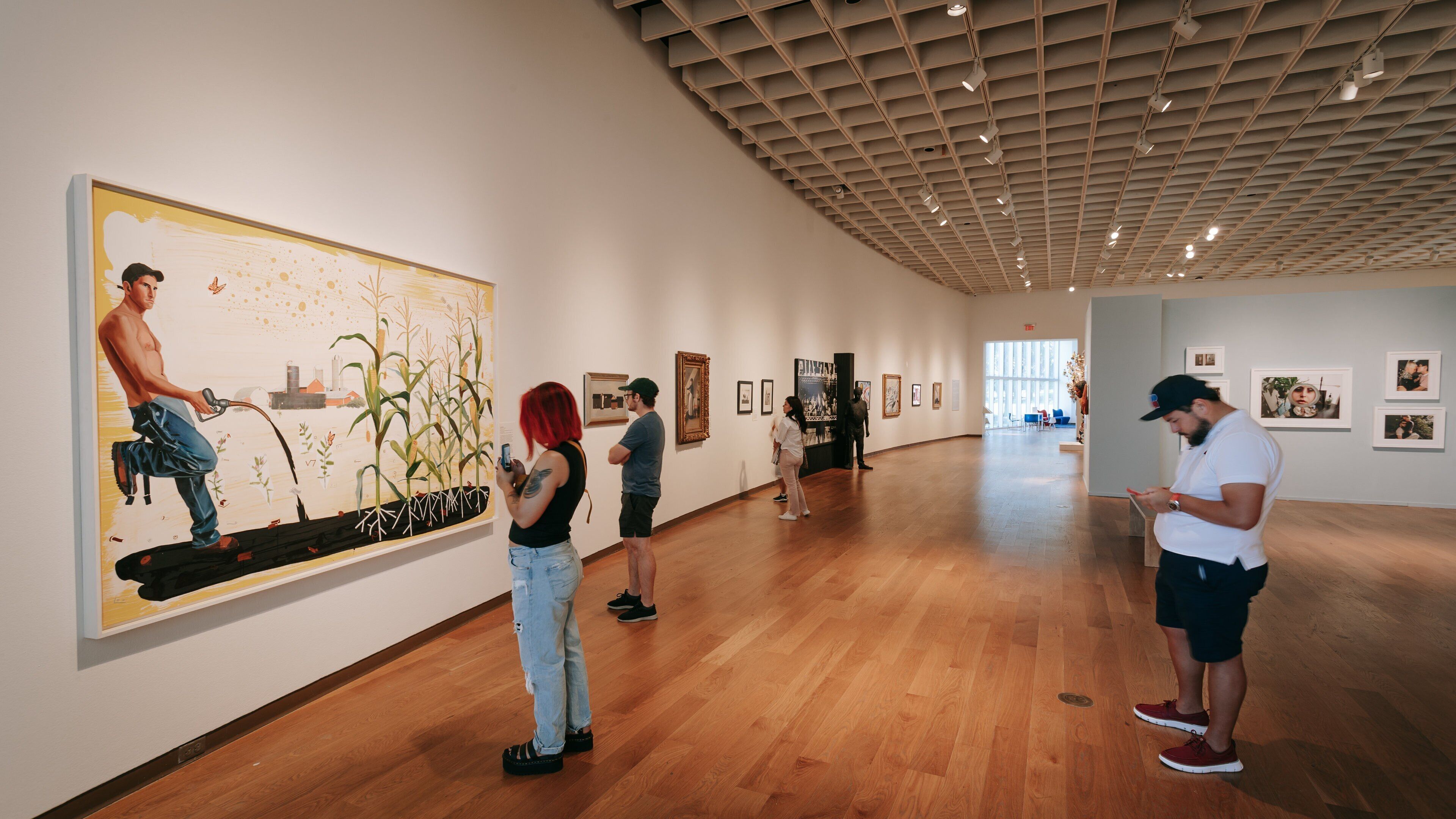 Orlando Museum of Art showing interior views and art as well as a couple