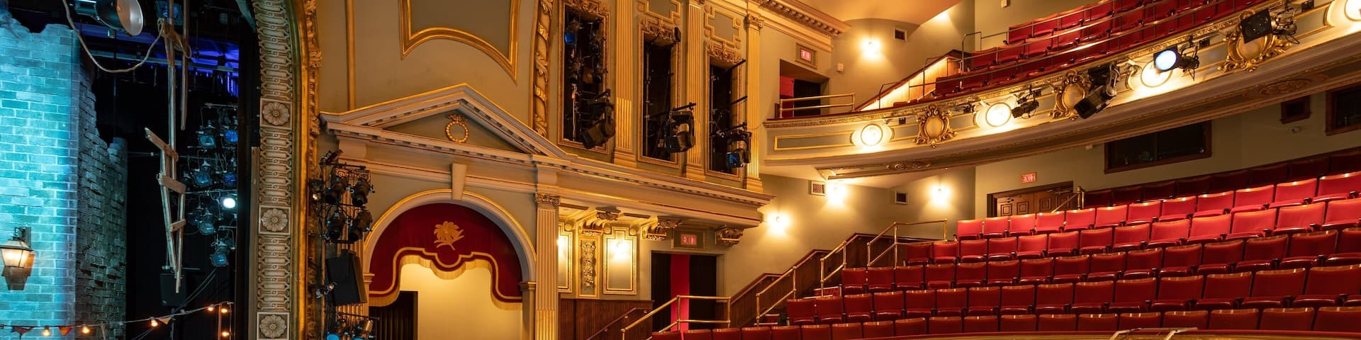 Asolo Theatre for the Performing Arts which includes theater scenes and interior views