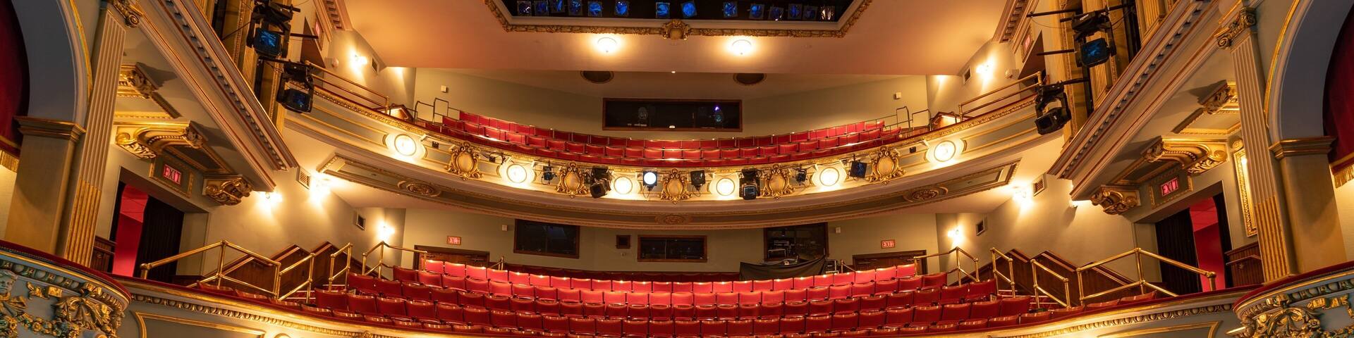 Asolo Theatre for the Performing Arts which includes theater scenes and interior views