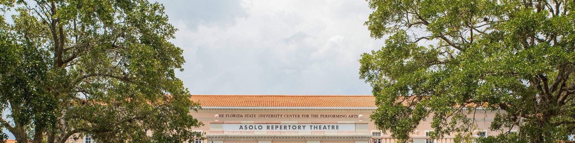 Asolo Theatre for the Performing Arts which includes signage