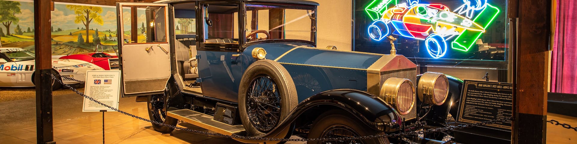 Sarasota Classic Car Museum featuring heritage elements and interior views