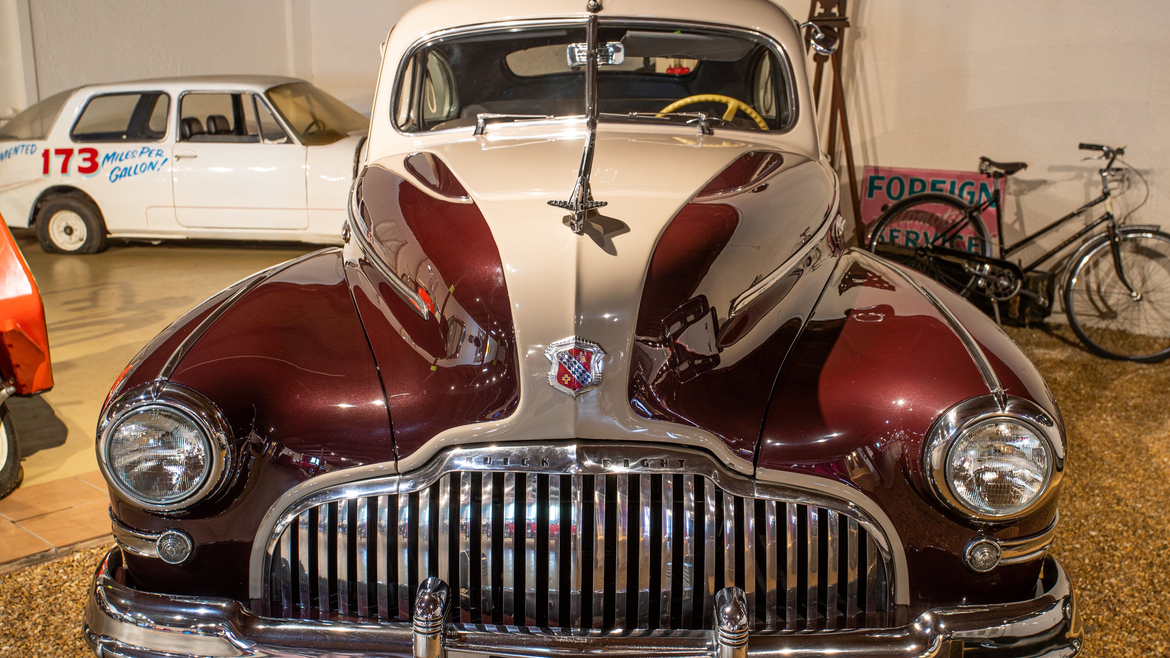 Sarasota Classic Car Museum showing interior views and heritage elements