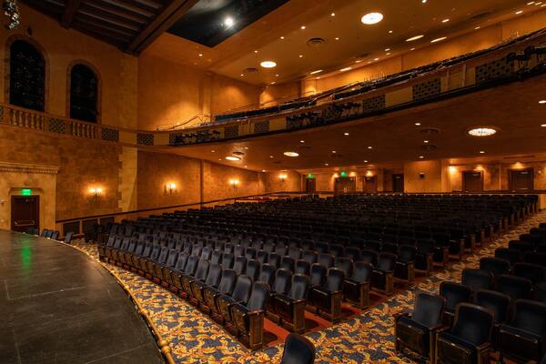 Sarasota Opera House showing theater scenes and interior views
