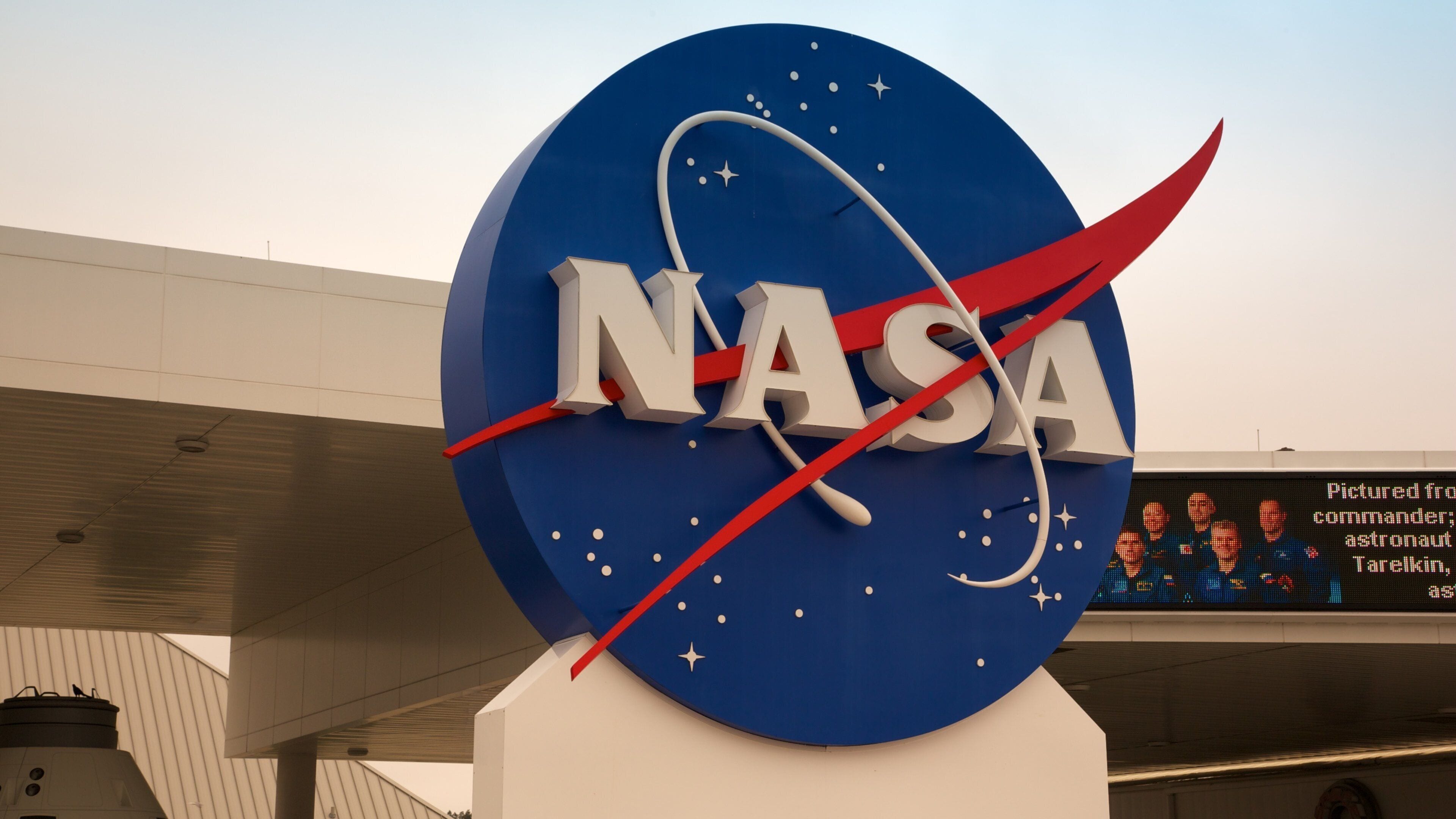 Kennedy Space Center mostrando sinalização